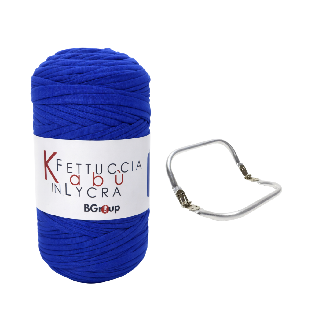 Set Kabu Bag – Fettuccia Kabu in Lycra + Clutch in Metallo