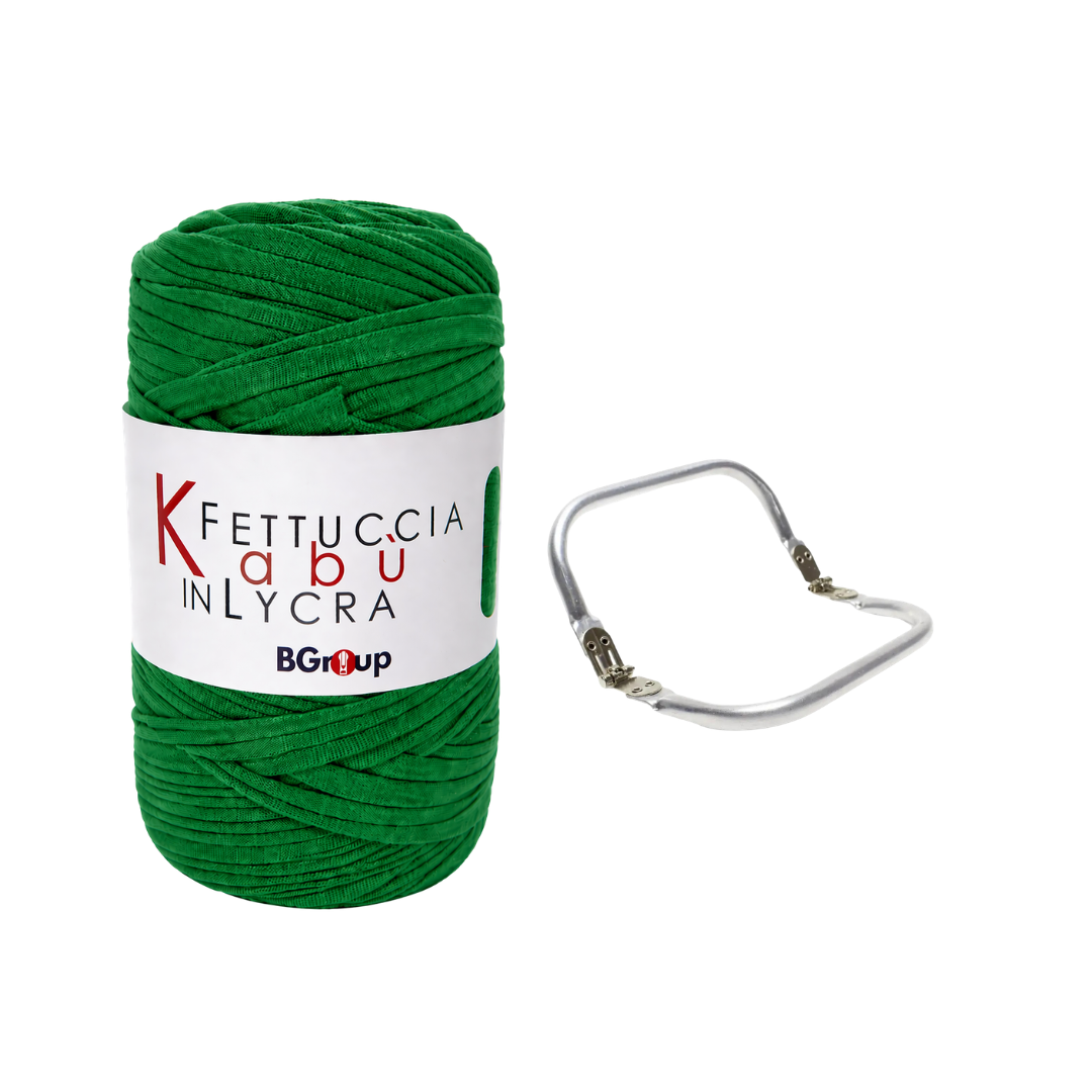 Set Kabu Bag – Fettuccia Kabu in Lycra + Clutch in Metallo