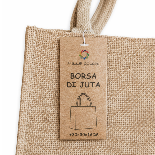 Borsa in Juta Naturale