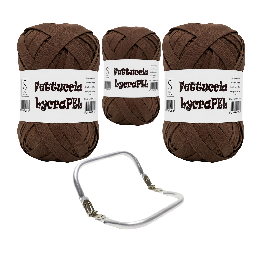 Set Clutch Handmade – 3 LycraPL + Chiusura in Metallo a Scatto
