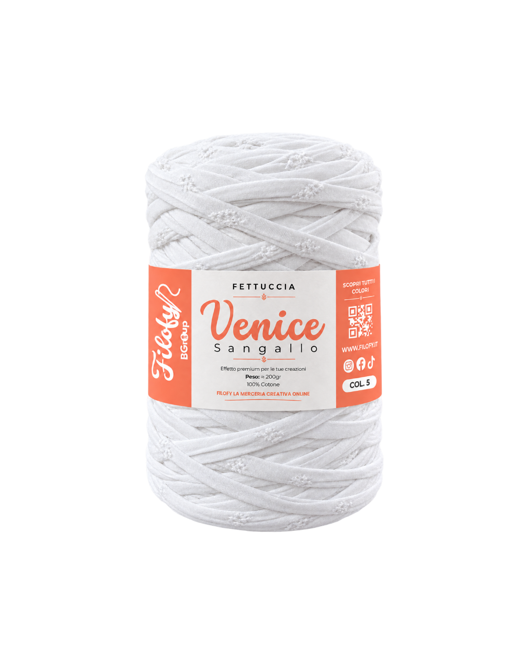 Fettuccia Venice Sangallo 100% Cotone 400g