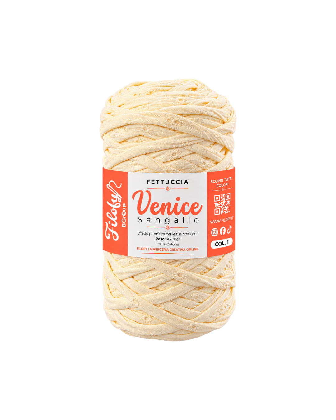 Fettuccia Venice Sangallo 100% Cotone 400g